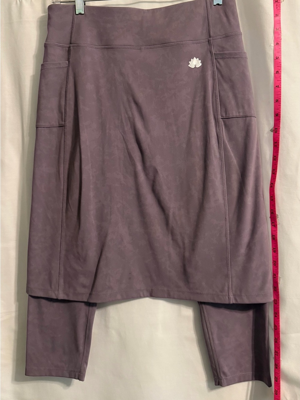 Snoga Mauve Athletic SZ M Skirt Over Leggings Modest Exercise Apparel Weekend